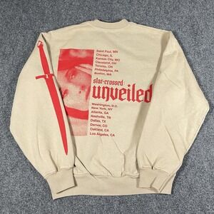 Kacey Musgraves Unveiled Tour Sweatshirt Star Crossed Collection Tan Small #2472